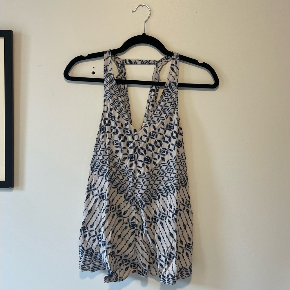 Open back tank/blouse, excellent condition!